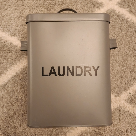 Storage & Organization Laundry Room Canister Gray Poshmark